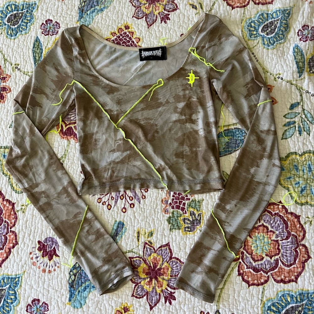 Reverb Desert Camo Mesh Top